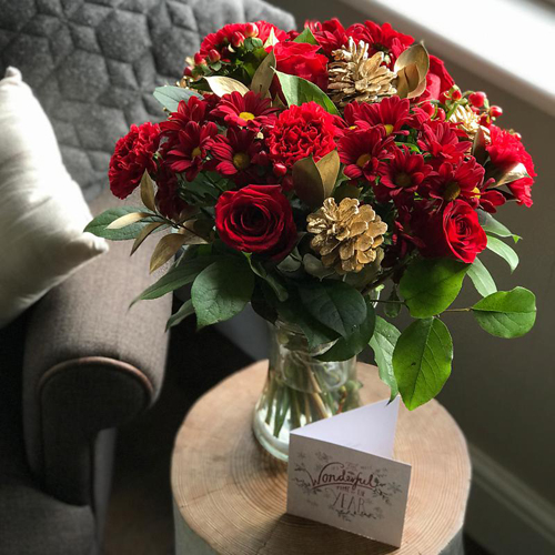 Mazzo Dorato di Natale