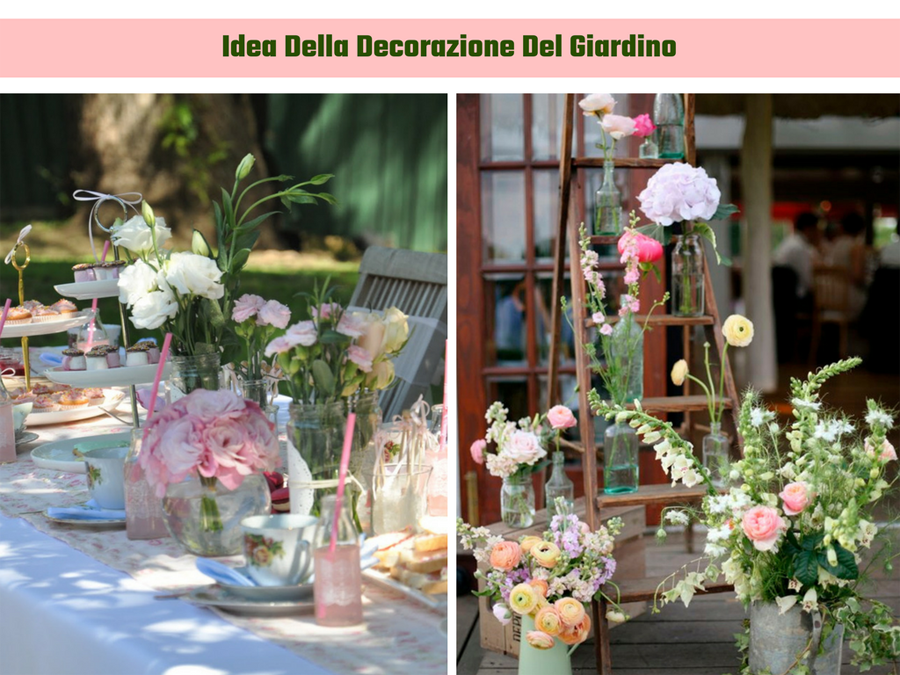 Idea della decorazione del giardino Festa