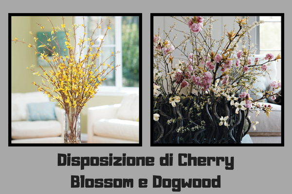 Disposizione di Cherry Blossom e Dogwood