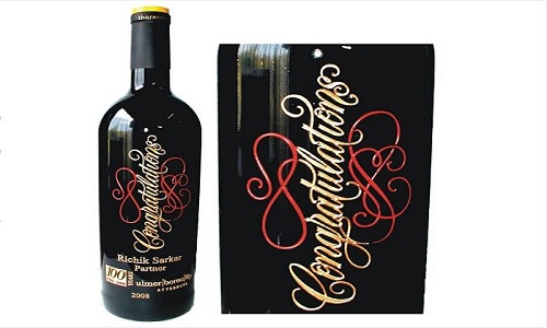 Nome coppia Vino rosso vintage personalizzato