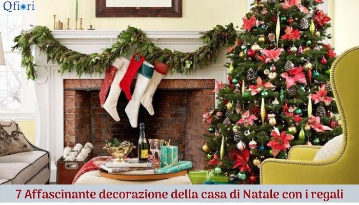 7 Affascinante decorazione della casa di Natale con i regali