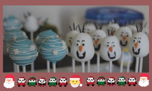 7. Pupazzo di neve Brownie Pops