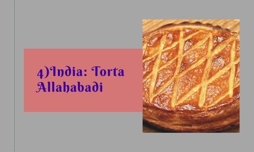 4)India: Torta Allahabadi