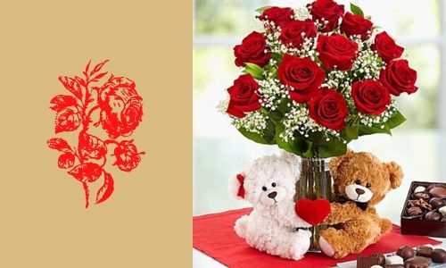 5. Disposizione dei fiori dell'orsacchiotto