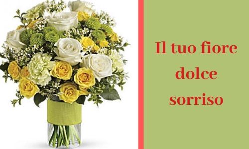 6) Il tuo fiore dolce sorriso