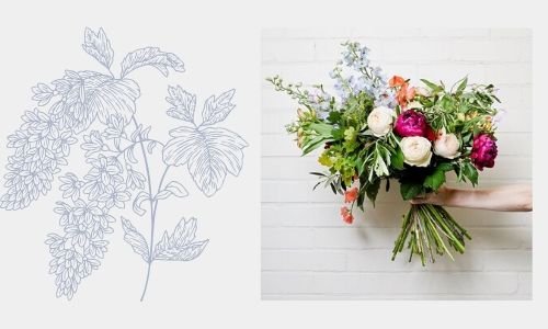 1. Bellissimo bouquet di fiori