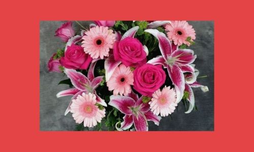 1. Bouquet di eleganza rosa