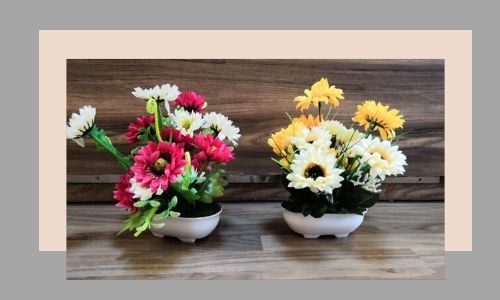 2. Fiore colorato in vaso