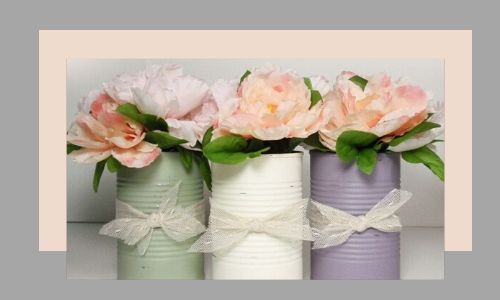 4. Un vaso creativo fatto a mano