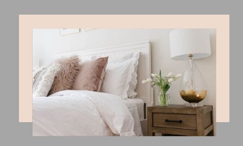 6. Decorazione floreale morbida in camera da letto 