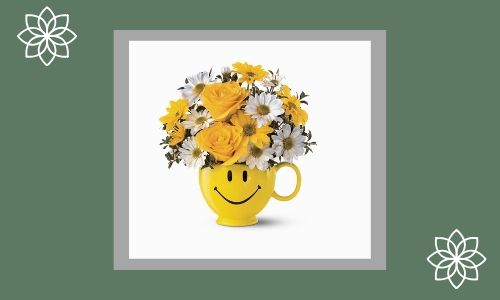 4. Sii felice bouquet