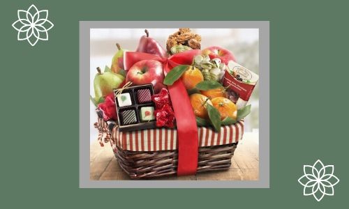 5. Cesto di frutta fresca e snack