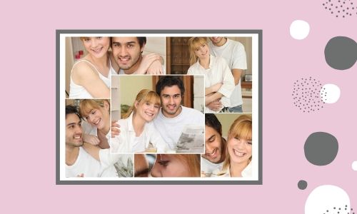 6. Collage di foto di coppia