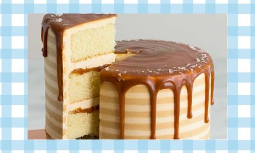 6. Torta gocciolante al caramello