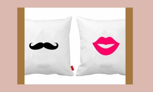 3. Cuscino per coppia: