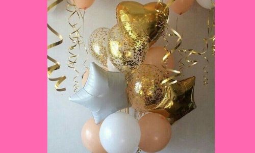 6) Palloncini pieni di glitter