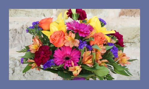 6. Il fiore è colorato