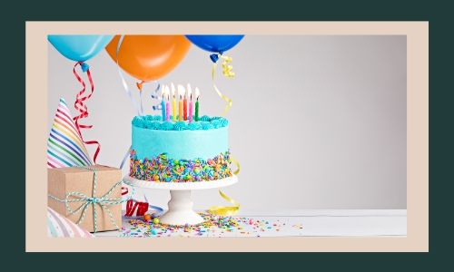 6. Deliziosa torta di compleanno