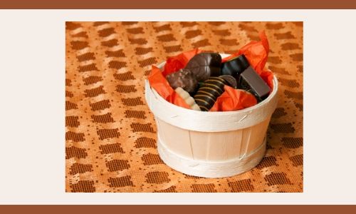 1) Cesto al cioccolato