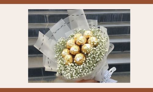 2) Bouquet di cioccolato