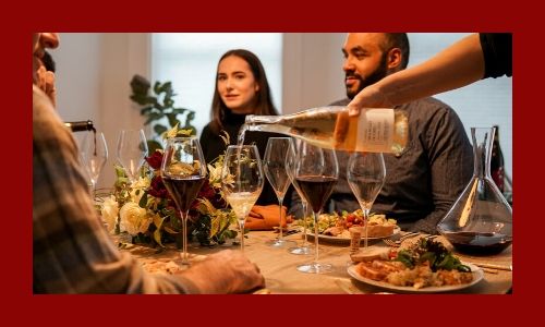 3. Il vino è un regalo perfetto per la cena