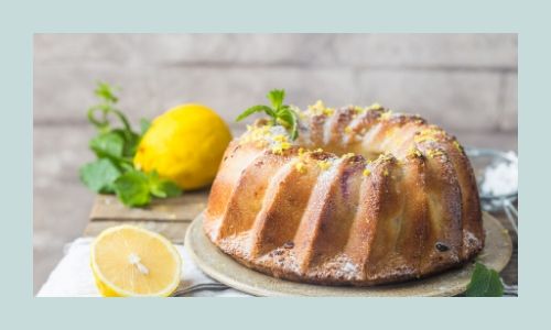 3) Semplice torta di limone Bundt
