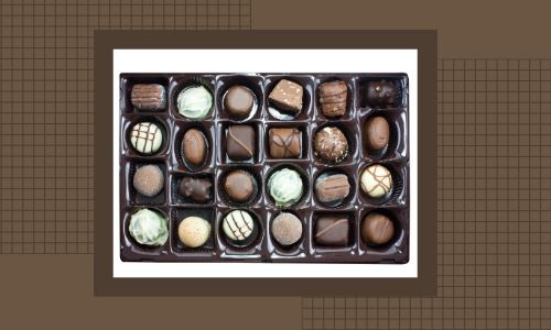 4) Scatola di tartufo al cioccolato