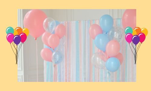 1) Ghirlanda perfetta di palloncini