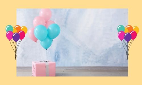 5) Palloncini Cravatte con regalo di ritorno