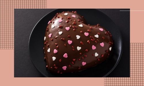 2. Torta al cioccolato a forma di cuore
