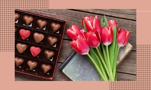 6. Scatola di cioccolatini con regalo combinato