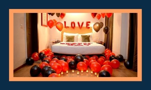 3. Decorare la stanza con palloncini e Rose