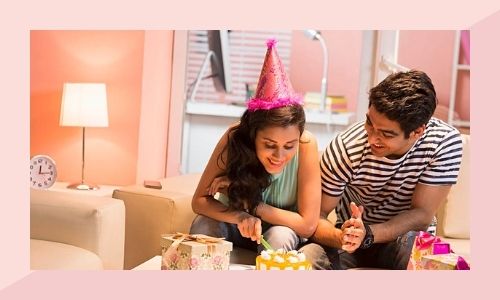 b) Taglio della torta