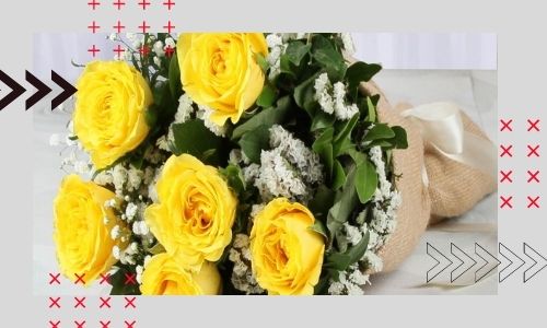 2) Bellissimi mazzi di fiori gialli