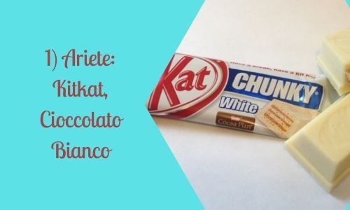 1) Ariete: Kitkat, Cioccolato Bianco