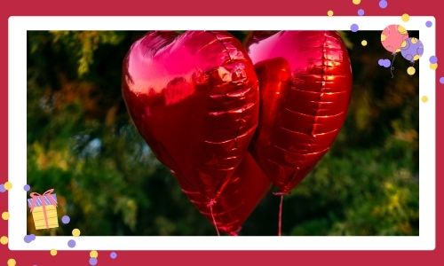 4. Palloncini a forma di cuore