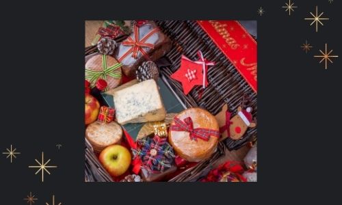 1) Cesto regalo per biscotti al cioccolato