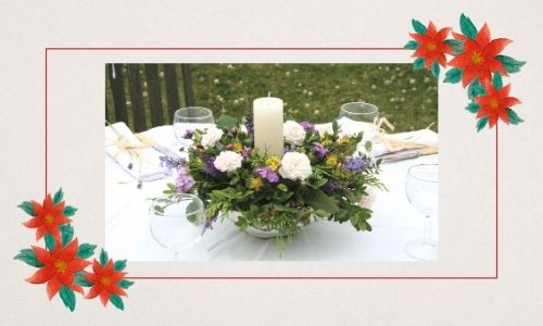 4. Berry natale per centrotavola