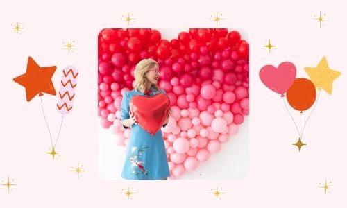 5. Cuori con messaggi all'interno di Grande palloncino