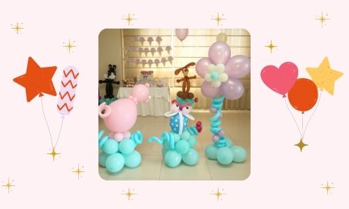 6. Idea di decorazione di palloncini Disney per San Valentino
