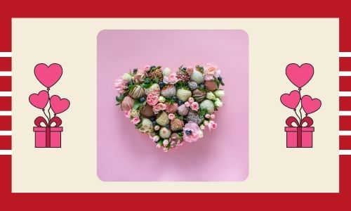 2) Cioccolato e composizione floreale