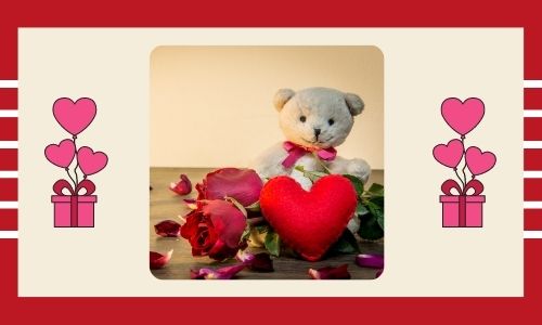 5) Rose e orsacchiotto