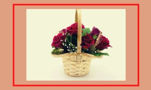 5. Incredibile cesto di rose