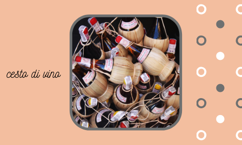 cesta di vino