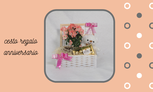 Cesto regalo per l'anniversario