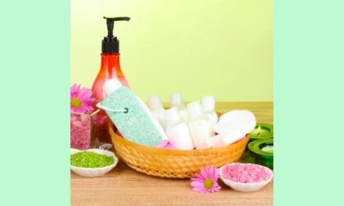 2. Cestino per la cura personale della spa