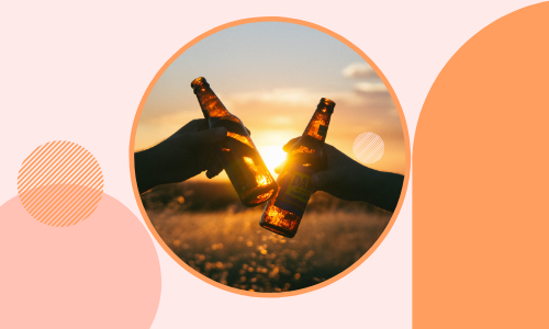 Congratulazioni con il vino