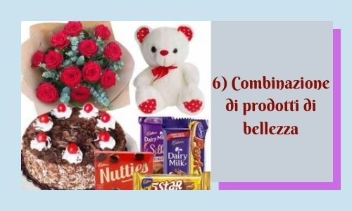 6) Combinazione di prodotti di bellezza