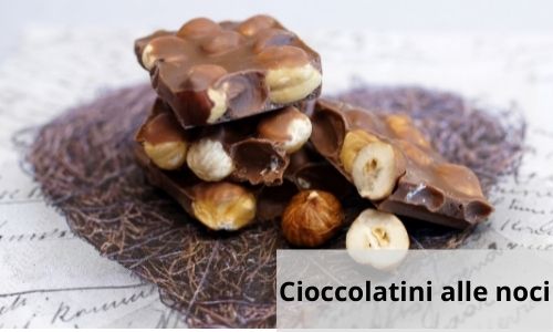 Cioccolatini alle noci