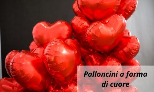 Palloncini a forma di cuore